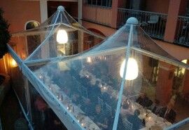 GAZEBO CRISTALL TRASPARENTE noleggio GAZEBO CRISTALL TRASPARENTE